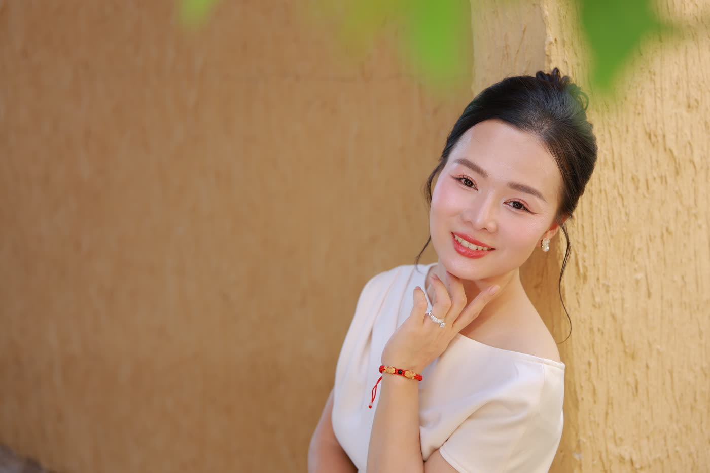Elsa Phương mỉm cười